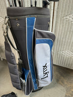 (C) Lynx Golf Bag with 12 Clubs & Accessories