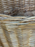 Handwoven Wicker Basket W/Handle