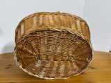 Handwoven Wicker Basket W/Handle