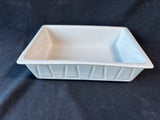 Crate & Barrel White Ceramic Rectangular Baking Dish