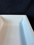 Crate & Barrel White Ceramic Rectangular Baking Dish