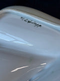 Hand-Painted Porcelain 3-Part Candy Dish w/ Gilt Handle; Signed *Read Description*