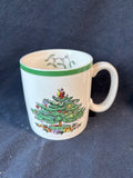 Set of 4 Spode Christmas Tree Coffee Mugs Cups