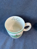 Set of 4 Spode Christmas Tree Coffee Mugs Cups