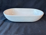 Temptations By Tara Woodland White Oval Bowl *Read Description*