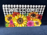 “Welcome” Floral Mailbox Cover