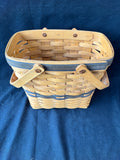 Longaberger (1998) "Collector's Club" Tall Key "Membership" Swing-Handled Basket