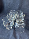 Clear Glass Punch Bowl Set-14 PCs