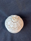Hartley Greens & Co Leeds Pottery  Lidded Potpourri Trinket Dish