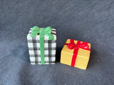 Hallmark Ceramic Holiday Presents Salt & Pepper Shaker Set