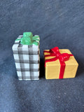 Hallmark Ceramic Holiday Presents Salt & Pepper Shaker Set