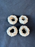 Cream Colored Rope Napkin Rings (4)