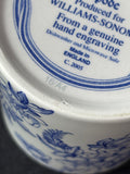 Pair Of Honeywall By Spode Williams Sonoma Mug England Blue & White Floral Cup