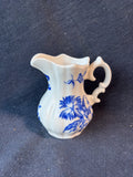 Andrea By Sadek Blue And White Creamer
