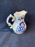 Andrea By Sadek Blue And White Creamer
