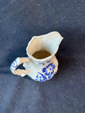 Andrea By Sadek Blue And White Creamer