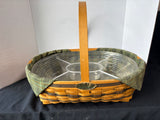 Longaberger Traditions Collection 1998 Hospitality Basket Liner Double Protector *Read Description*
