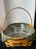 Longaberger Traditions Collection 1998 Hospitality Basket Liner Double Protector *Read Description*