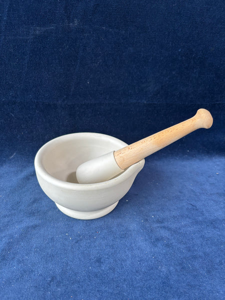 Unglazed Mortar and Pestle