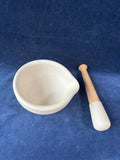 Unglazed Mortar and Pestle