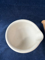Unglazed Mortar and Pestle