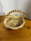 Lot of 2 Handwoven Wicker Baskets