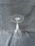 Pair Of Danbury Mint Crystal Hospitality Pineapple Stem Wine Glasses