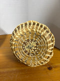 Lot of 2 Handwoven Wicker Baskets