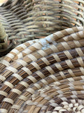 Lot of 2 Handwoven Wicker Baskets