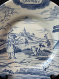 Metropolitan Museum of Art Delfts Holland First Edition December Plate