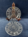 Pair Of Waterford Crystal Millenium Collection Toast to 2000 Plates