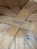 Longaberger 1989 Round Basket With Handle Handwoven
