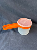 Tupperware Orange Sift-It Flour Sifter