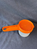 Tupperware Orange Sift-It Flour Sifter