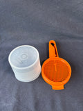 Tupperware Orange Sift-It Flour Sifter