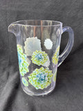 Plastic Floral Pitcher