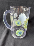 Plastic Floral Pitcher