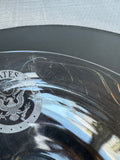 United States Senate Glass Serving Bowl with Etched Eagle Emblem