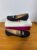 Naturalizer Womens Size 8.5M Gadget Closed Toe Loafers Black Snake Embossed (B)*Read Description*