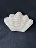 Talbots Woven Seashell Shoulder Bag - White with Gold Chain *Read Description*