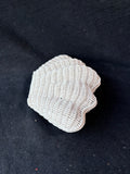 Talbots Woven Seashell Shoulder Bag - White with Gold Chain *Read Description*