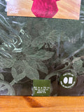 Green Poinsettia Scroll Tablecloth, Appears Unused