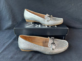 Naturalizer Women’s Size 8.5M Silver Toned Loafers (D)*Read Description*