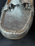 Naturalizer Women’s Size 8.5M Silver Toned Loafers (D)*Read Description*
