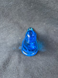 Ron Ray Signed 1991 Glass Bluebird Of Happiness Paperweight