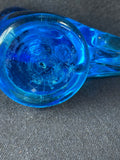 Ron Ray Signed 1991 Glass Bluebird Of Happiness Paperweight