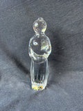 Swedish Clear Glass Woman Figure Reijmyre Glass