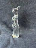 Swedish Clear Glass Woman Figure Reijmyre Glass