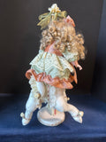 Porcelain Musical Doll Horse Carousel