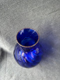 Cobalt Blue Swirl Vase
